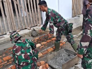 Renovasi Mushalla Perkuat Kemanunggalan TNI dan Rakyat