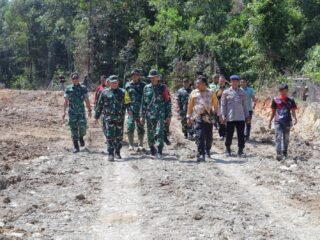 Tim Pengawasan Mabes TNI AD Tinjau Pelaksanaan TMMD di Nagan Raya