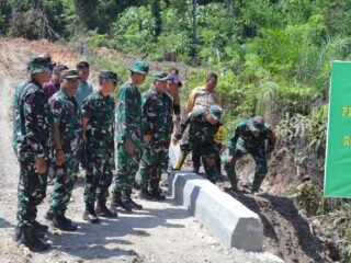 Program TMMD Ke-127 Kodim 0116/Nagan Raya Dapat Evaluasi dari Mabes TNI AD