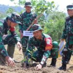 Wasev TMMD Ikuti Aksi Penghijauan di Nagan Raya