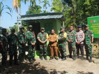 Peninjauan Tim Wasev Mabes TNI AD Jadi Penyemangat Satgas TMMD di Nagan Raya
