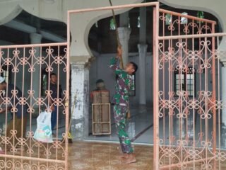 TMMD 127 Kodim 0105/Abar Tebar Kepedulian di Rumah Ibadah