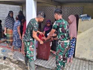 TMMD Kodim 0105/Abar Hadirkan Kebersamaan di Masjid