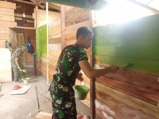 Dari Dinding Lapuk Hingga Flapon Baru, RTLH Dikebut Satgas TMMD