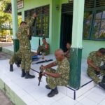 Koramil 05/Panga Pastikan Peralatan Tetap Siap Pakai melalui Perawatan Rutin