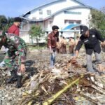 Aksi Gotong Royong di Tapaktuan, Wujud Kepedulian Jajaran Korem 012/TU dan Warga