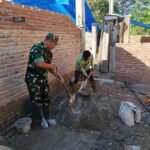 Babinsa Pasie Raya Aktif Perkuat Semangat Gotong Royong Bersama Warga