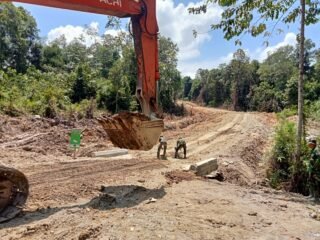 Gorong-gorong Beton TMMD Kodim 0116/Nagan Raya Binaan Korem 012/TU Perkuat Jalan Penghubung Desa