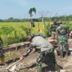 Semangat Hari ke-27 TMMD Tetap Membara