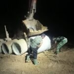 Satgas TMMD Nagan Raya Kebumikan Semangat Kerja Malam Demi Infrastruktur Desa