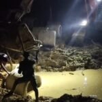 Gorong-Gorong Terpasang di Bawah Cahaya Malam TMMD Nagan Raya