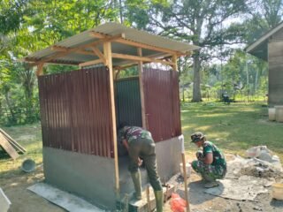 Pembangunan MCK TMMD Tuntas Jelang Penutupan