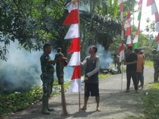 Umbul-Umbul Berkibar, Desa Menyambut Hari Penutupan TMMD