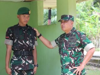 Kasdam IM Ingatkan Prajurit Yon TP 958/RM Jauhi Pelanggaran