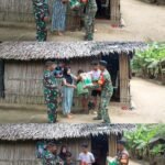 ‎Di Bulan Suci Ramadhan, Danramil Woyla Barat Salurkan Bantuan Sembako untuk Keluarga Kurang Mampu di Pasi Jeut