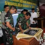 Danrem 091/ASN Resmikan Rumah Dinas Swakelola KASAD 2025 di Koramil 0909-02/Sangkulirang Kodim 0909/Ktm