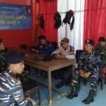 Personel Kodim 0909/Kutai Timur Siaga di Pos Pengamanan Pantai Kenyamukan