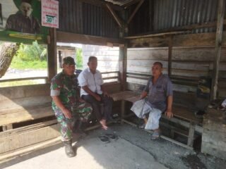 Babinsa Koramil 06/Teunom Ingatkan Warga Waspada Keamanan Dapur