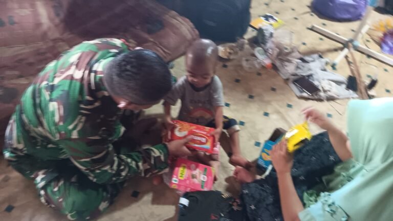 Program Anak Asuh Stunting Kodim 1005/Barito Kuala Berikan Harapan Baru bagi Muhammad Fathan