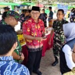Sambut Idul Fitri, Kodim 1707/Merauke Hadiri Pembukaan Bazar Ramadhan TNI Secara Virtual