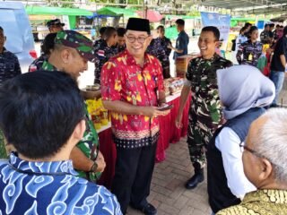 Sambut Idul Fitri, Kodim 1707/Merauke Hadiri Pembukaan Bazar Ramadhan TNI Secara Virtual