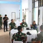 Pangdam XIII/Merdeka Tinjau Yon TP 915/Bitu’o, Disambut Hangat Dandim 1316 dan Bupati Boalemo.