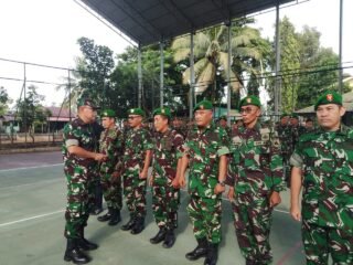 Letkol Inf Anton Mahriadi Ingatkan Prajurit Jaga Nama Baik Satuan Saat Cuti