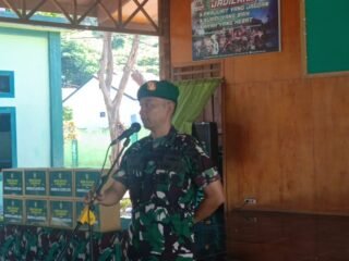 Dandim 0114/Aceh Jaya Pimpin Apel Pemberangkatan Cuti Lebaran 1447 H Gelombang I dan Pembagian Bingkisan Lebaran kepada Personil Kodim