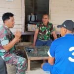 Komsos Babinsa di Marampiau Hulu Perkuat Kebersamaan dengan Warga