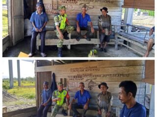 Menjelang Hari Raya Idul Fitri Babinsa Posramil 06 Bubon Melaksanakan Komsos