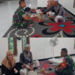 Babinsa Koramil 08/Arongan Lambalek Laksanakan Anjangsana ke Warga di Desa Drien Rampak di Hari Yang Fitri