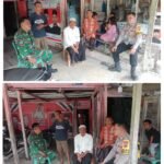 Kolaborasi Babinsa dan Babhinkamtibmas sambangi tokoh agama menyambut Idul Fitri