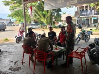 Babinsa Jaya dan Posramil Indra Jaya Sosialisasikan Wawasan Kebangsaan kepada Masyarakat