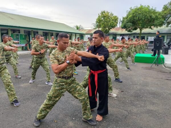 Prajurit Jajaran Korem 012/TU Tempah Fisik dan Mental Lewat Latihan PSM