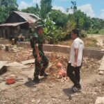 Babinsa Koramil 1001-05/Lampihong Aktif Pantau Kondisi Wilayah