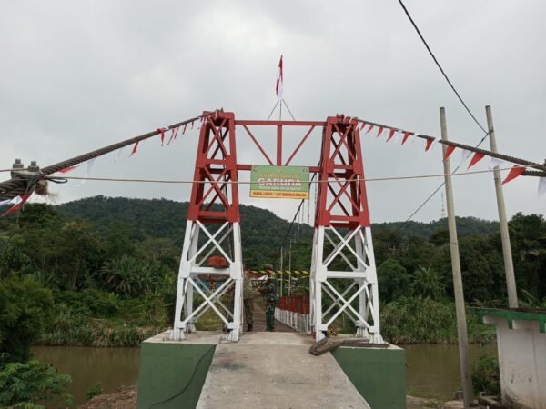 Pangdam II/Sriwijaya Ikuti Launching 218 Jembatan, Bukti Nyata TNI AD Hadir di Tengah Rakyat