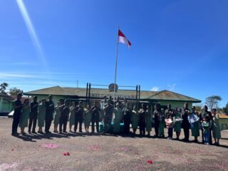 Momentum Kebanggaan, 16 Prajurit Kodim 1621/TTS Resmi Naik Pangkat.