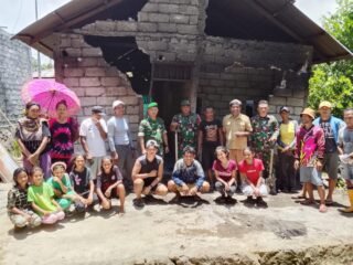 Gempa 7,6 SR Guncang Minahasa, Sejumlah Rumah Dan Fasilitas Pemerintah Alami Kerusakan.