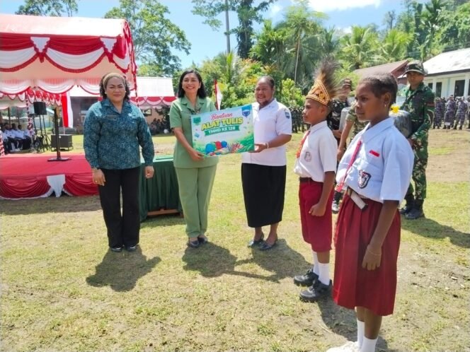 
					TMMD Kodim 1801/Manokwari Dukung Pendidikan Anak di Tanah Rubuh