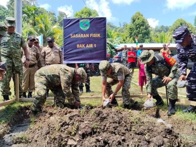
					TMMD Ke-128 Kodim 1801/Manokwari Genjot Pembangunan Infrastruktur Desa