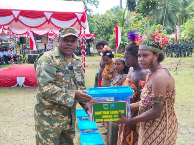 
					TMMD Ke-128 Kodim 1801/Manokwari Tingkatkan Kualitas SDM Lewat Program Nonfisik