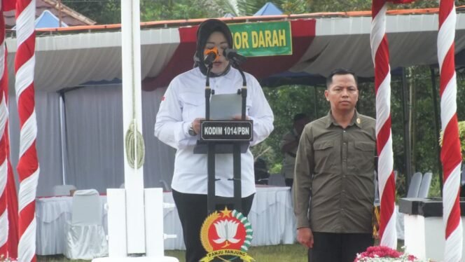 
					Bupati Kobar Pimpin Upacara Pembukaan TMMD Ke-128 di Pangkalan Banteng