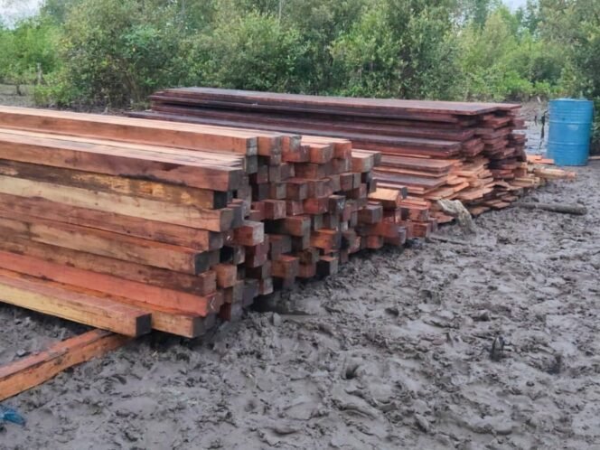 
					Distribusi Material TMMD 128 Wujud Sinergi TNI dan Warga Kampung Keakwa