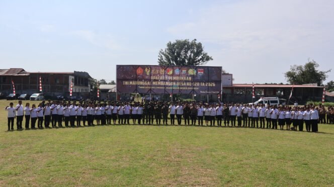 
					Pembukaan TMMD Ke-128 Tahun 2026 Satukan Langkah Membangun Negeri Dari Desa.