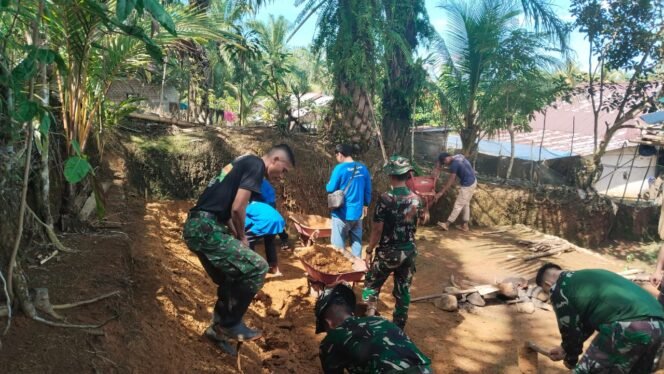 
					TMMD Ke-128 Tak Hanya Bangun Rumah, Juga Hadirkan Air Bersih dan Akses Jalan