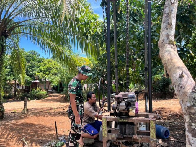 
					Warga Sambut Antusias Pengeboran Sumur TMMD Ke-128