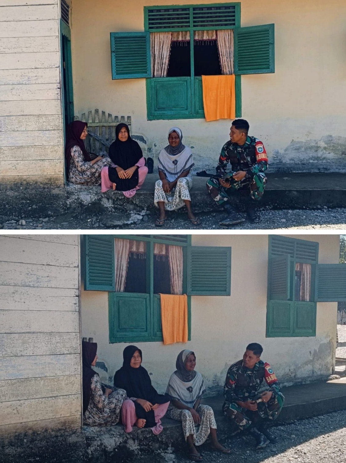 Babinsa Koptu Said Saiful Azmi Ingatkan Pentingnya Jaga Kamtibmas Lingkungan