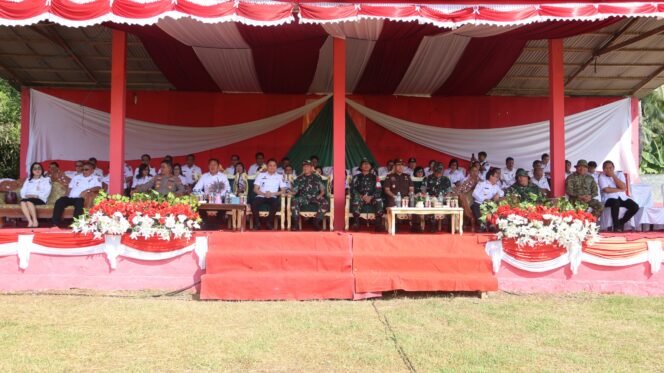 
					Pembukaan TMMD Ke-128 Tahun 2026 Satukan Langkah Membangun Negeri Dari Desa