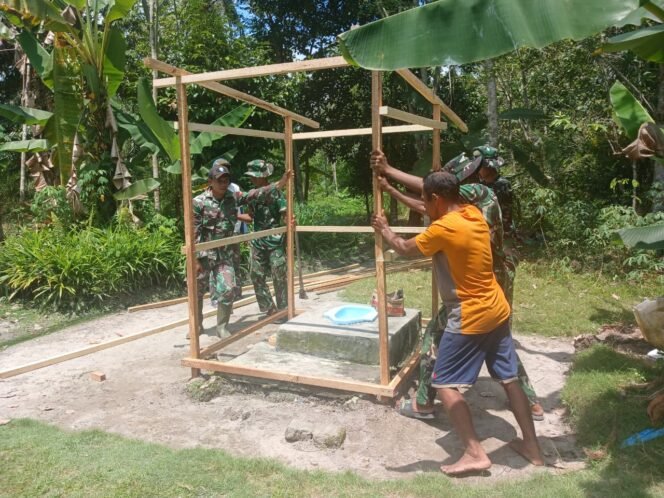
					Utamakan Mutu, TMMD Ke-128 Kodim 1014/Pbn Bangun MCK di Desa Sungai Hijau