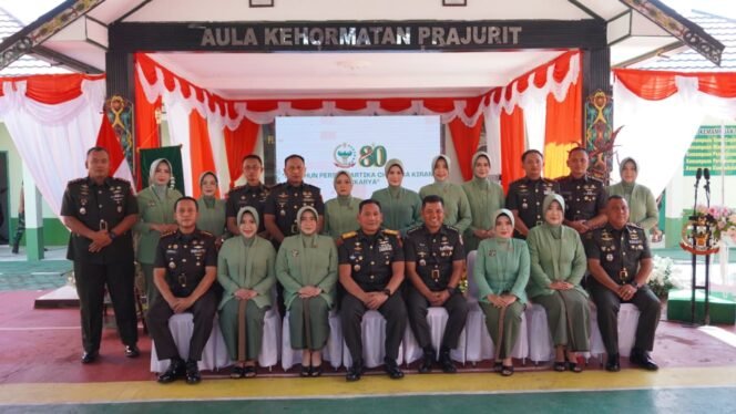 
					Komandan Kodim Ikuti Acara Tasyakuran HUT Persit KCK ke 80